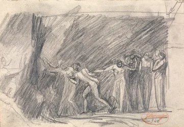 MacBeth in der Hexenhöhle - Zweiter Besuch, oder Canidia und der Jüngling, oder Die Öffnung der Arche